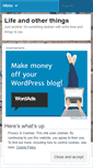 Mobile Screenshot of lifeandotherthings.org